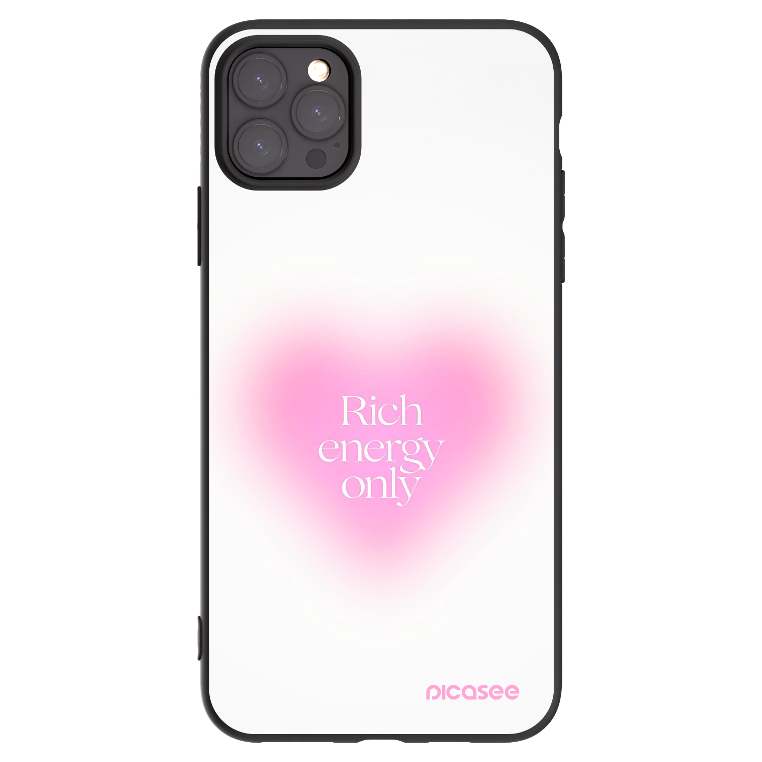 Picasee fekete szilikon tok az alábbi mobiltelefonokra Apple iPhone 11 Pro Max - Rich Energy