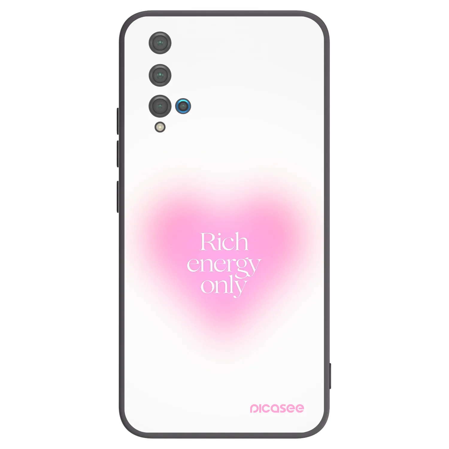 Picasee fekete szilikon tok az alábbi mobiltelefonokra Huawei Nova 5T - Rich Energy