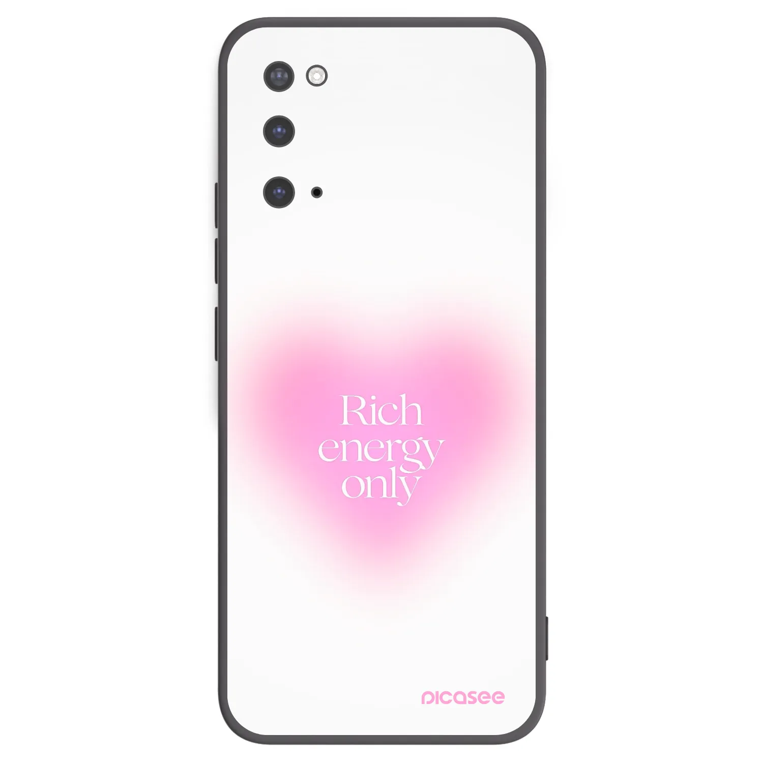Picasee fekete szilikon tok az alábbi mobiltelefonokra Samsung Galaxy S20 G980F - Rich Energy