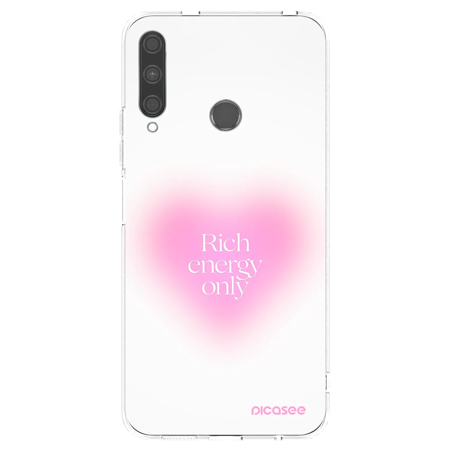Picasee átlátszó szilikon tok az alábbi mobiltelefonokra Huawei P40 Lite E - Rich Energy