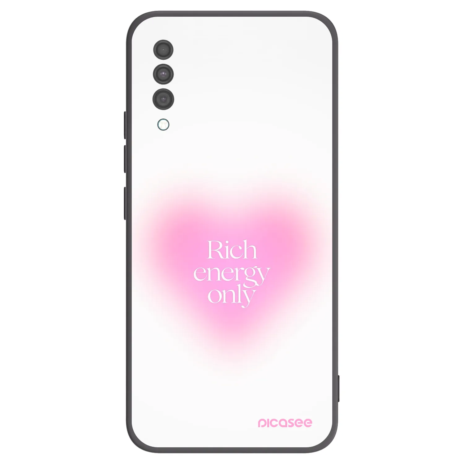 Picasee fekete szilikon tok az alábbi mobiltelefonokra Samsung Galaxy A30s A307F - Rich Energy