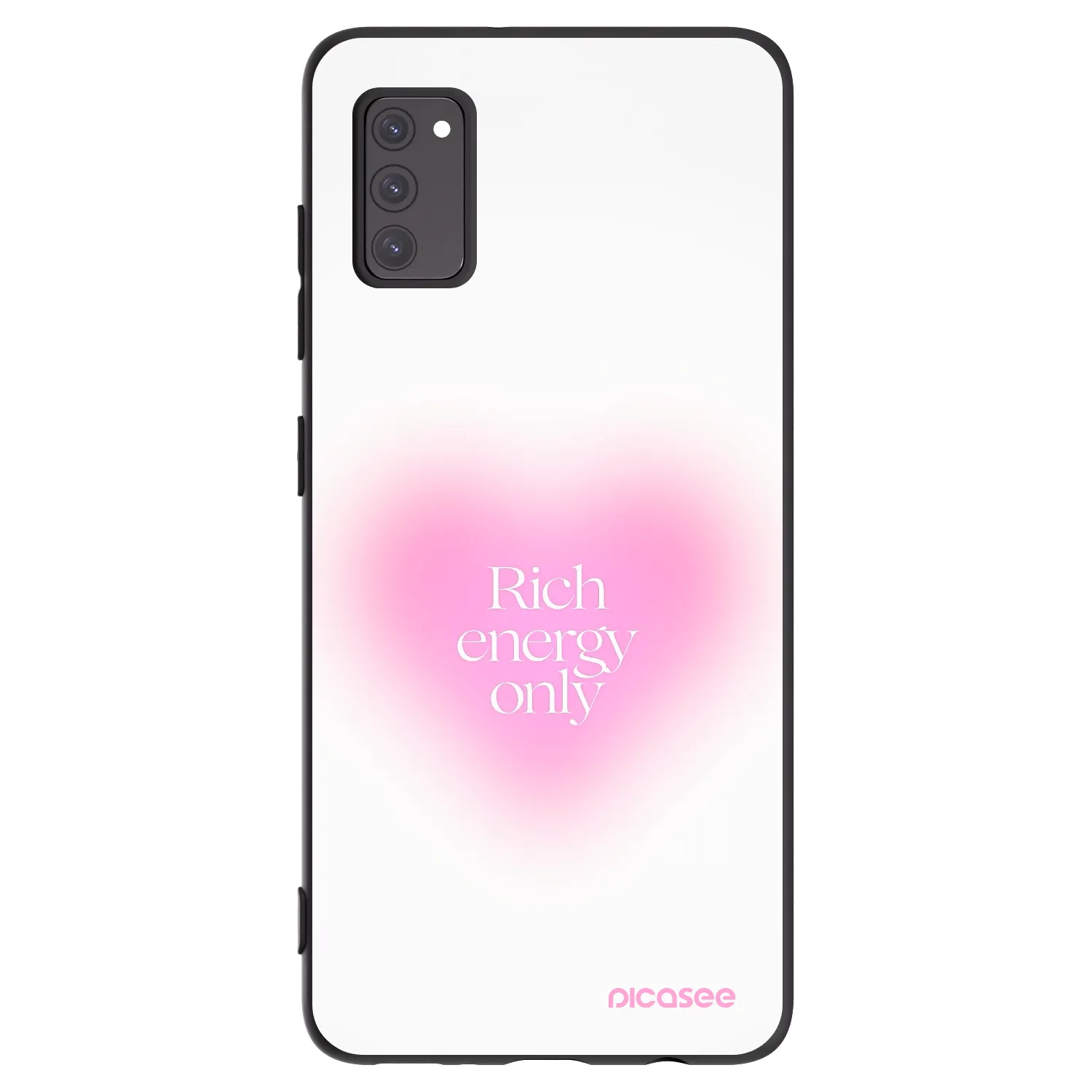 Picasee fekete szilikon tok az alábbi mobiltelefonokra Samsung Galaxy A41 A415F - Rich Energy
