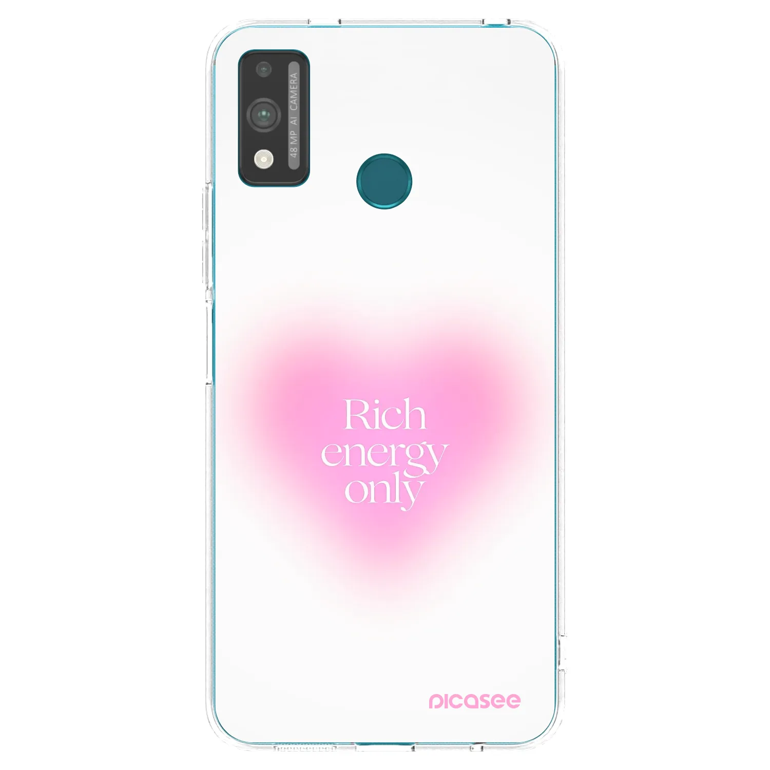 Picasee átlátszó szilikon tok az alábbi mobiltelefonokra Honor 9X Lite - Rich Energy
