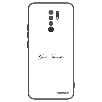 Picasee fekete szilikon tok az alábbi mobiltelefonokra Xiaomi Redmi 9 - Gods Favorite