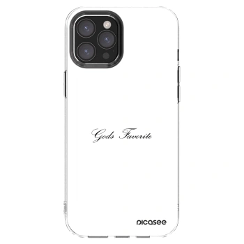 Picasee átlátszó szilikon tok az alábbi mobiltelefonokra Apple iPhone 12 Pro Max - Gods Favorite