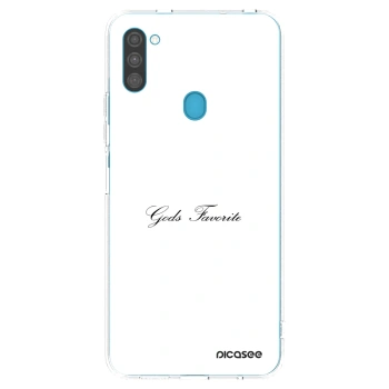 Picasee átlátszó szilikon tok az alábbi mobiltelefonokra Samsung Galaxy M11 - Gods Favorite