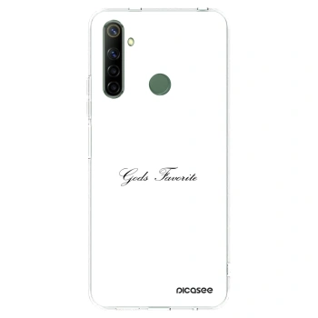 Picasee átlátszó szilikon tok az alábbi mobiltelefonokra Realme 6i - Gods Favorite