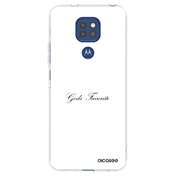 Picasee átlátszó szilikon tok az alábbi mobiltelefonokra Motorola Moto G9 Play - Gods Favorite