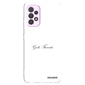 Picasee átlátszó szilikon tok az alábbi mobiltelefonokra Samsung Galaxy A32 5G A326B - Gods Favorite