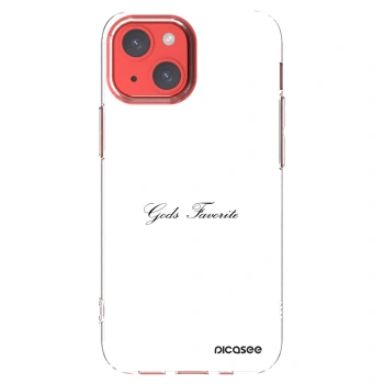 Picasee átlátszó szilikon tok az alábbi mobiltelefonokra Apple iPhone 13 mini - Gods Favorite