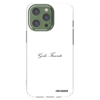 Picasee átlátszó szilikon tok az alábbi mobiltelefonokra Apple iPhone 13 Pro - Gods Favorite