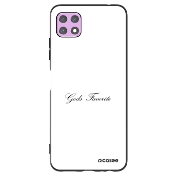 Picasee fekete szilikon tok az alábbi mobiltelefonokra Samsung Galaxy A22 A226B 5G - Gods Favorite