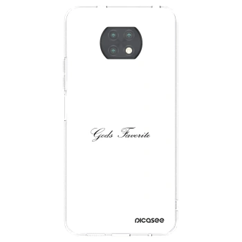 Picasee átlátszó szilikon tok az alábbi mobiltelefonokra Xiaomi Redmi Note 9T - Gods Favorite