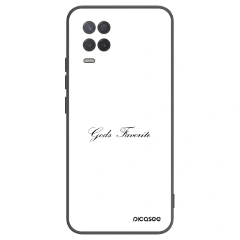 Picasee fekete szilikon tok az alábbi mobiltelefonokra Realme 8 5G - Gods Favorite