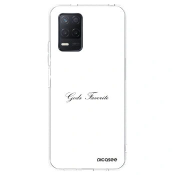 Picasee átlátszó szilikon tok az alábbi mobiltelefonokra Realme 8 5G - Gods Favorite