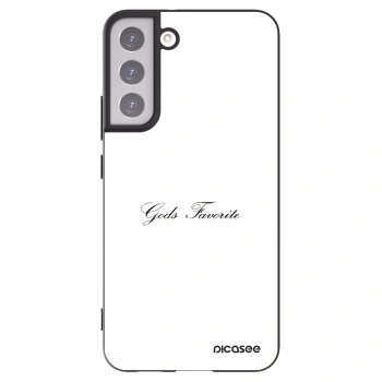 Picasee fekete szilikon tok az alábbi mobiltelefonokra Samsung Galaxy S22+ 5G - Gods Favorite