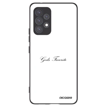 Picasee fekete szilikon tok az alábbi mobiltelefonokra Samsung Galaxy A53 5G A536 - Gods Favorite