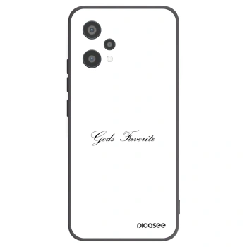 Picasee fekete szilikon tok az alábbi mobiltelefonokra Realme 9 Pro 5G - Gods Favorite