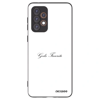 Picasee fekete szilikon tok az alábbi mobiltelefonokra Samsung Galaxy A33 5G A336 - Gods Favorite