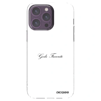 Picasee átlátszó szilikon tok az alábbi mobiltelefonokra Apple iPhone 14 Pro Max - Gods Favorite