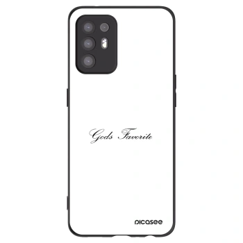Picasee fekete szilikon tok az alábbi mobiltelefonokra OPPO A94 5G - Gods Favorite
