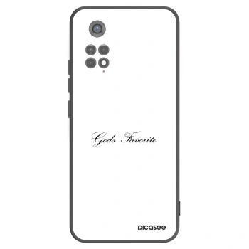 Picasee fekete szilikon tok az alábbi mobiltelefonokra Xiaomi Redmi Note 11S 5G - Gods Favorite