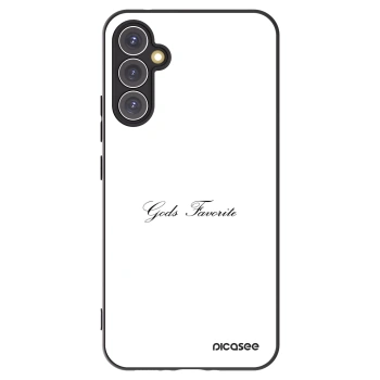 Picasee fekete szilikon tok az alábbi mobiltelefonokra Samsung Galaxy A34 5G A346B - Gods Favorite