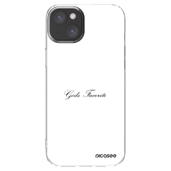 Picasee átlátszó szilikon tok az alábbi mobiltelefonokra Apple iPhone 15 Plus - Gods Favorite