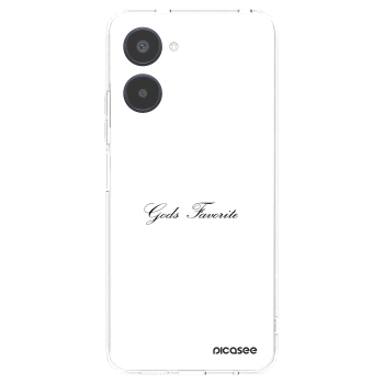 Picasee átlátszó szilikon tok az alábbi mobiltelefonokra Realme 10 4G - Gods Favorite