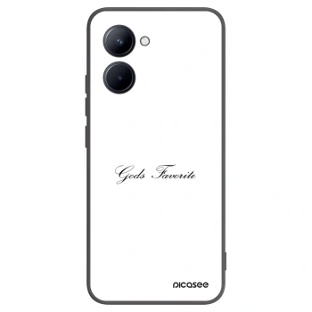 Picasee fekete szilikon tok az alábbi mobiltelefonokra Realme C33 (2023) - Gods Favorite
