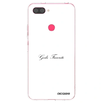 Picasee átlátszó szilikon tok az alábbi mobiltelefonokra Xiaomi Mi 8 Lite - Gods Favorite