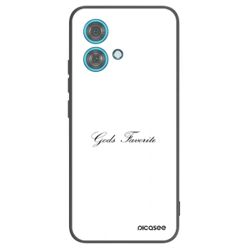 Picasee fekete szilikon tok az alábbi mobiltelefonokra Motorola Edge 40 Neo - Gods Favorite
