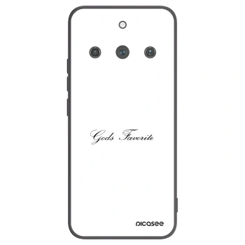 Picasee fekete szilikon tok az alábbi mobiltelefonokra Realme 11 Pro+ - Gods Favorite