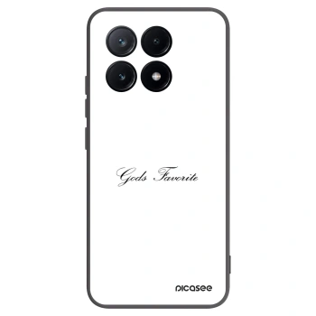 Picasee fekete szilikon tok az alábbi mobiltelefonokra Xiaomi Poco X6 Pro - Gods Favorite