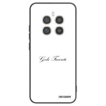 Picasee fekete szilikon tok az alábbi mobiltelefonokra Realme 12 Pro 5G - Gods Favorite
