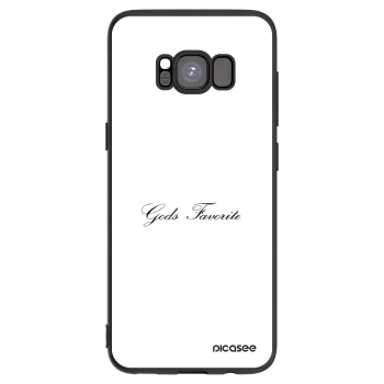 Picasee fekete szilikon tok az alábbi mobiltelefonokra Samsung Galaxy S8 G950F - Gods Favorite