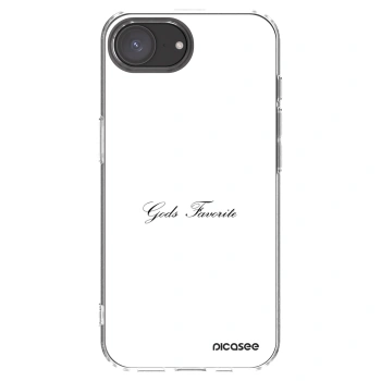 Picasee átlátszó szilikon tok az alábbi mobiltelefonokra Apple iPhone 16e - Gods Favorite