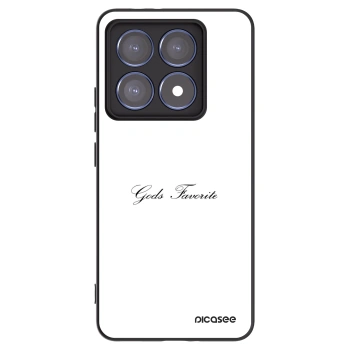 Picasee fekete szilikon tok az alábbi mobiltelefonokra Xiaomi 14T Pro - Gods Favorite