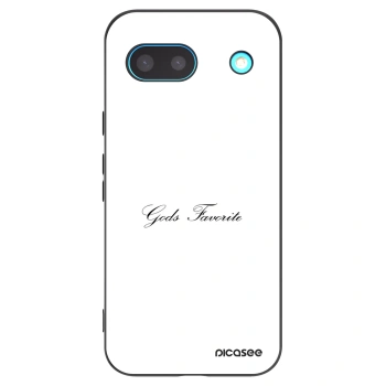 Picasee fekete szilikon tok az alábbi mobiltelefonokra Google Pixel 8a - Gods Favorite