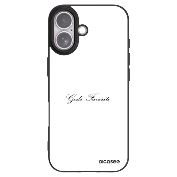 Picasee fekete szilikon tok az alábbi mobiltelefonokra Apple iPhone 17 - Gods Favorite