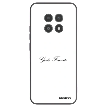Picasee fekete szilikon tok az alábbi mobiltelefonokra Realme 12X - Gods Favorite