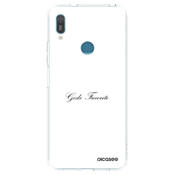 Picasee átlátszó szilikon tok az alábbi mobiltelefonokra Huawei Y6 2019 - Gods Favorite