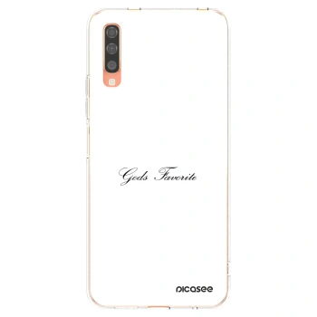Picasee átlátszó szilikon tok az alábbi mobiltelefonokra Samsung Galaxy A70 A705F - Gods Favorite