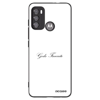 Picasee fekete szilikon tok az alábbi mobiltelefonokra Motorola Edge 60 5G - Gods Favorite