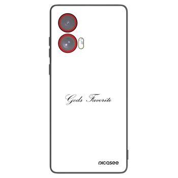 Picasee fekete szilikon tok az alábbi mobiltelefonokra Motorola Edge 50 Fusion - Gods Favorite