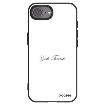 Picasee fekete szilikon tok az alábbi mobiltelefonokra Apple iPhone 17e - Gods Favorite