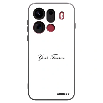 Picasee fekete szilikon tok az alábbi mobiltelefonokra OPPO Find X9 Pro - Gods Favorite