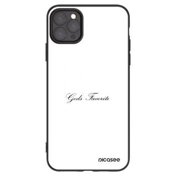 Picasee fekete szilikon tok az alábbi mobiltelefonokra Apple iPhone 11 Pro Max - Gods Favorite