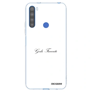 Picasee átlátszó szilikon tok az alábbi mobiltelefonokra Xiaomi Redmi Note 8T - Gods Favorite
