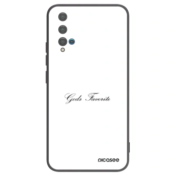 Picasee fekete szilikon tok az alábbi mobiltelefonokra Huawei Nova 5T - Gods Favorite